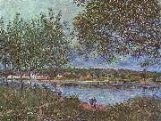 Alfred Sisley Weg der alten Fahre in By oil